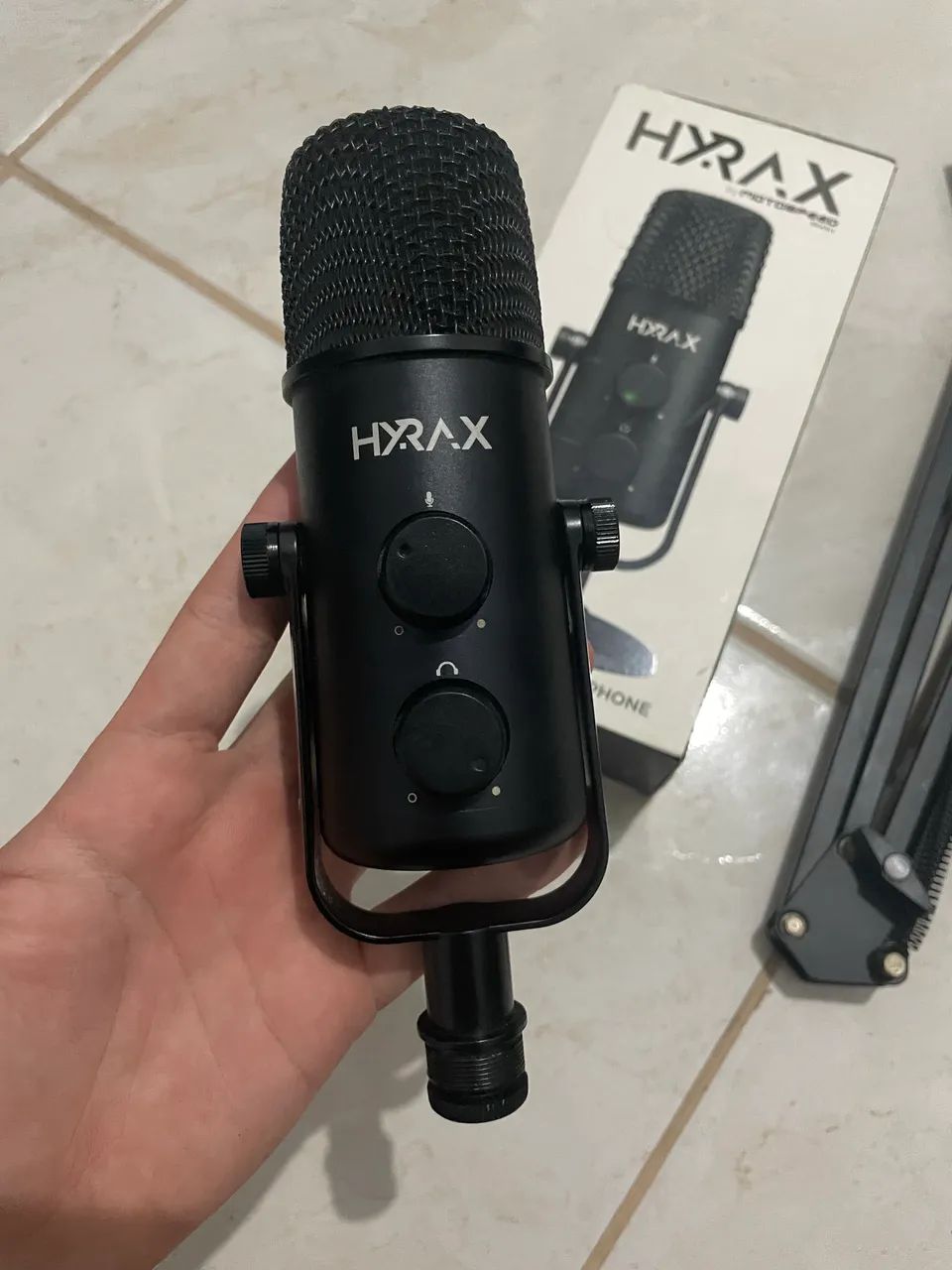 Microfone Hyrax HMC900 (com suporte) - Foto 2