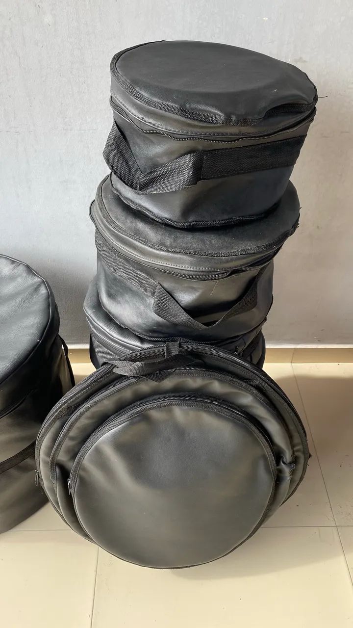 BAGS DE COURO PARA TAMBORES - BATERIA - Foto 4