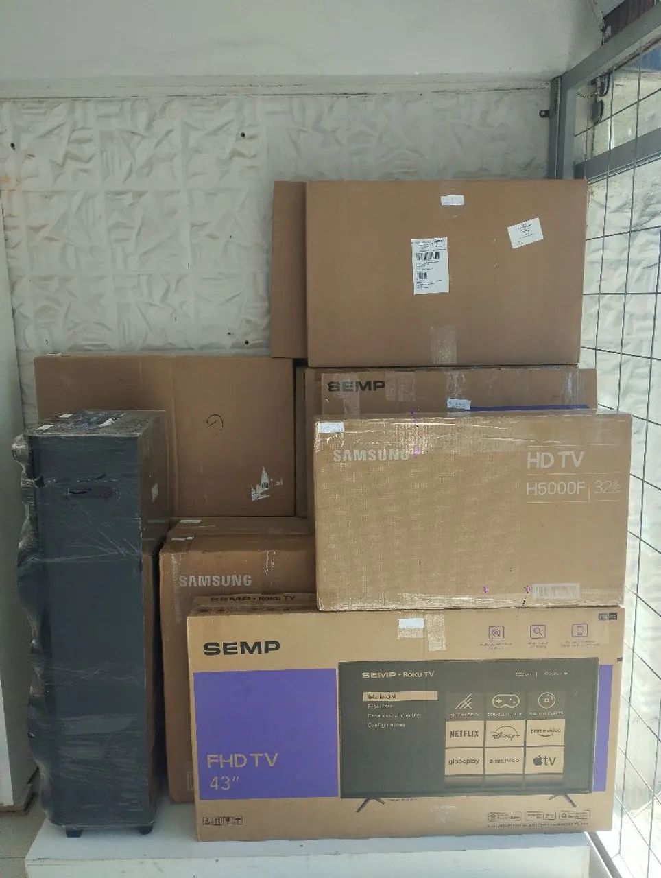 Tvs 32, 43 e 50 polegadas novas e semi novas, todas com garantia e nota. - Foto 5
