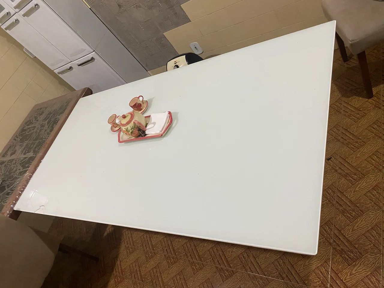 Mesa branca 2m e 10cm 