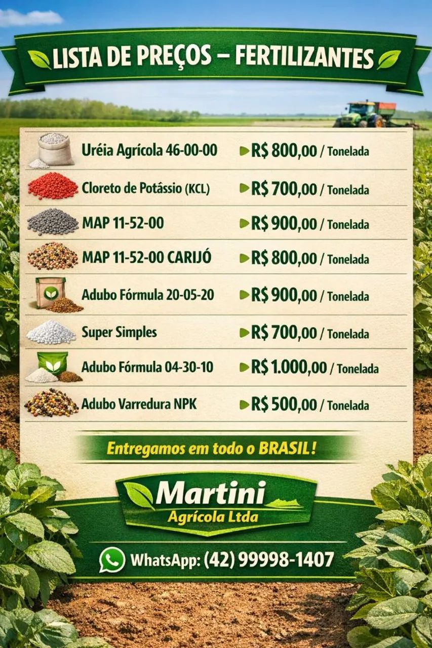 FERTILIZANTES AGRÍCOLA PRAZO SAFRA  - Foto 3