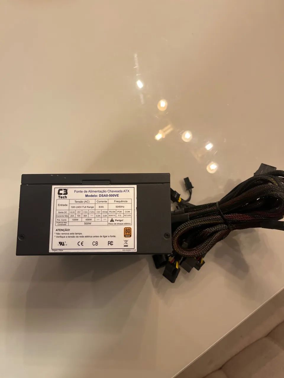 Fonte 500w 80plus 