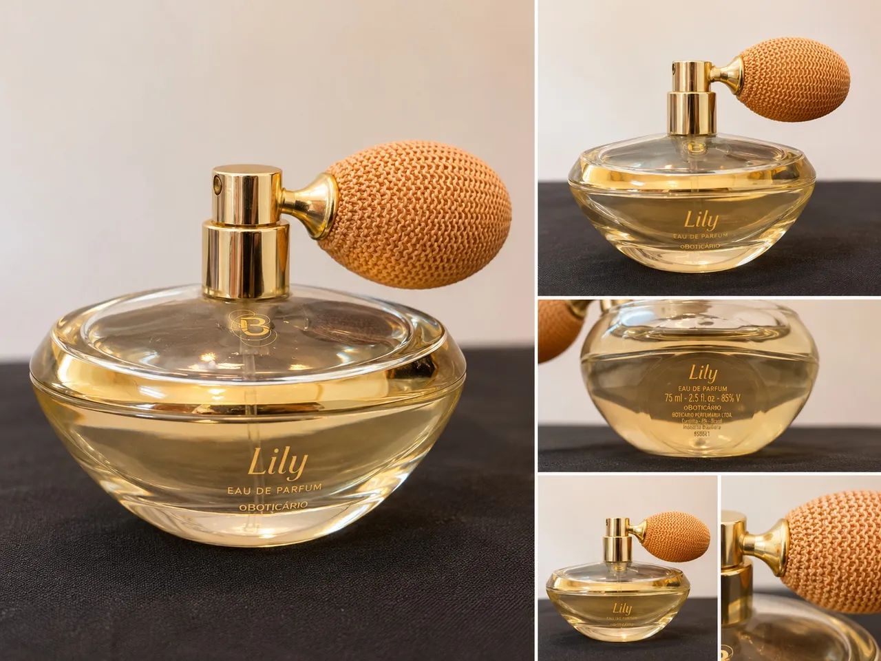 Lily Eau de Parfum 75ml - O Boticário (com bomba vintage original) 