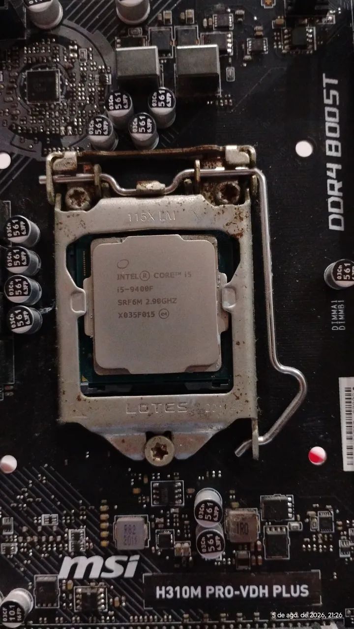 Processador i5-9400F (brinde cooler)