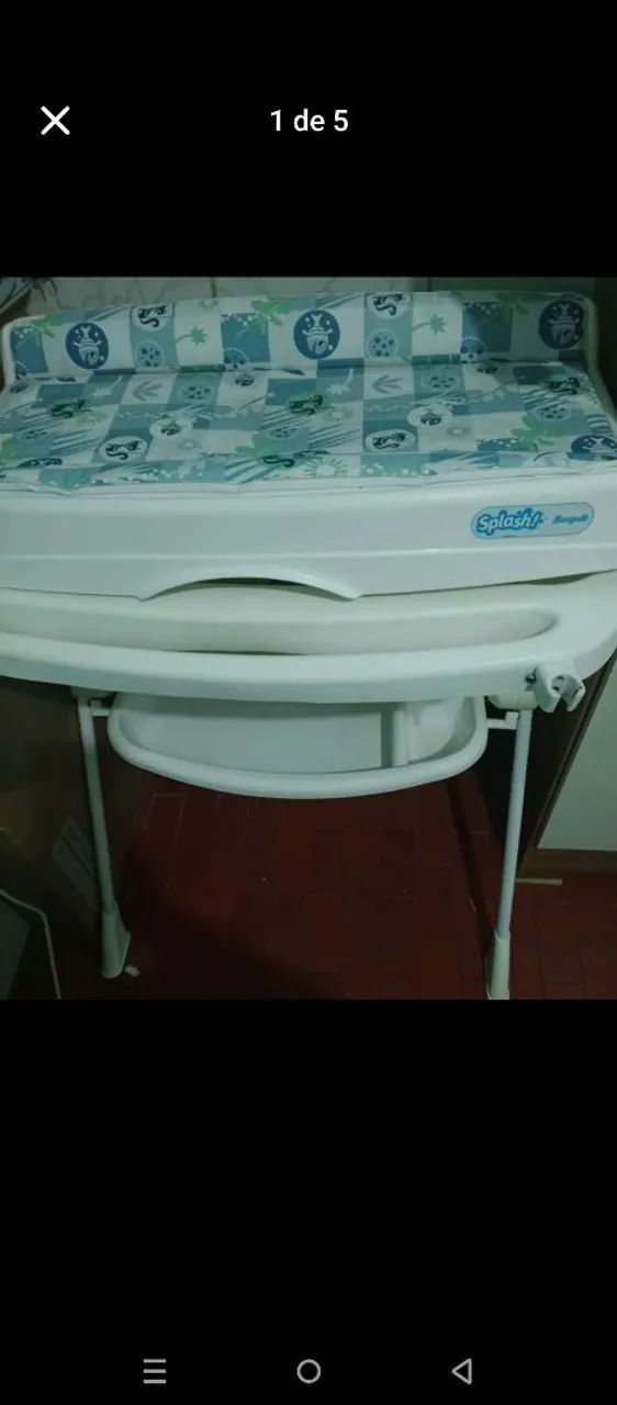 Banheira com trocador 