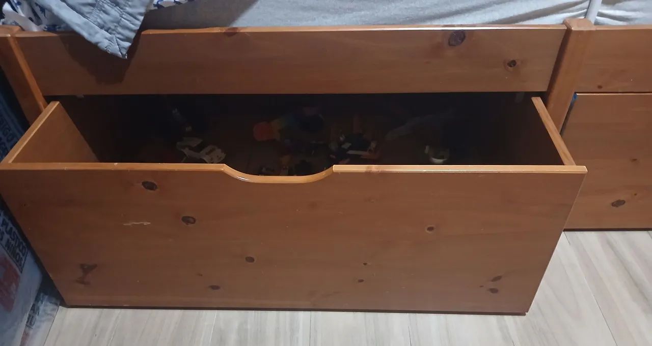 Cama de solteiro em madeira  - Foto 3