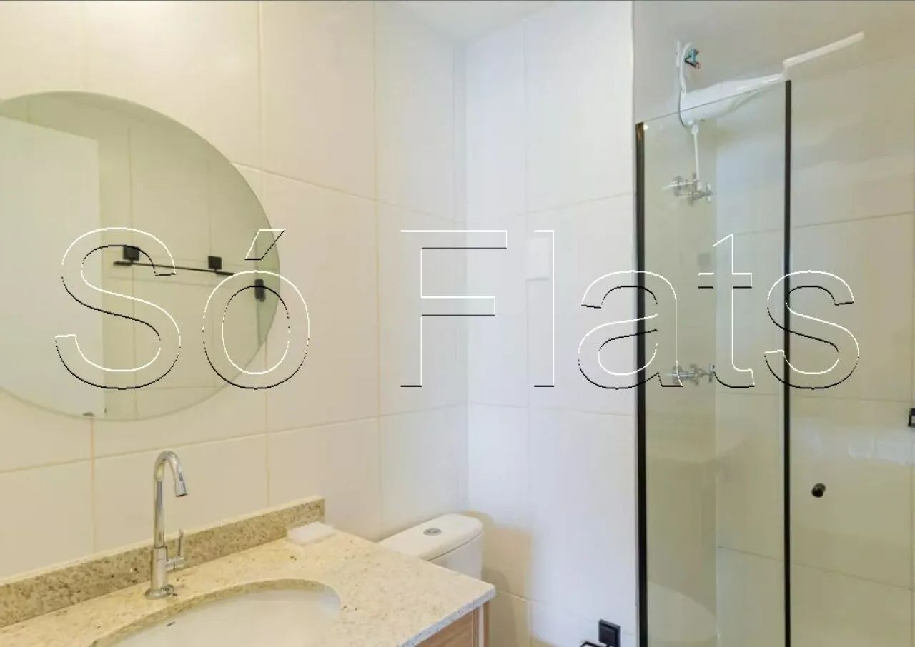 Studio mobiliado disponível para locação Brooklin 27m² próximo Metrô e Av. Santo Amaro. - Foto 12