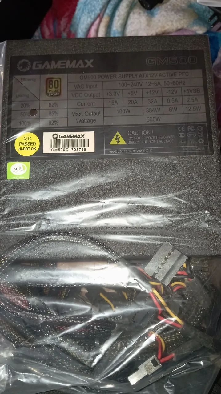 fonte gaMemax GM500 80 plus bronze - Foto 2