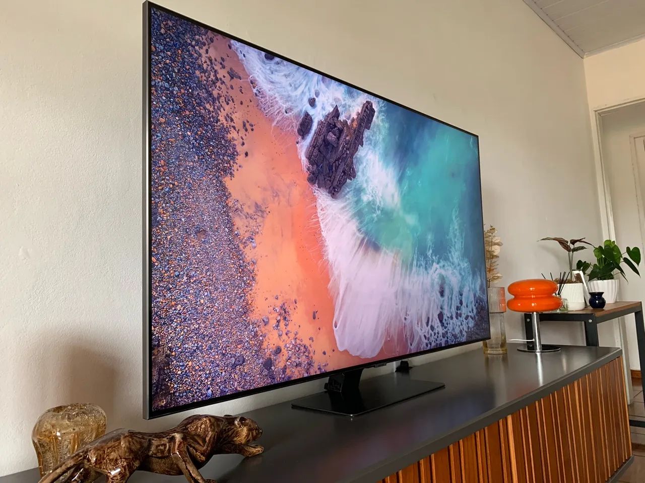 Smart TV Samsung Q80T 55 polegadas - Foto 5
