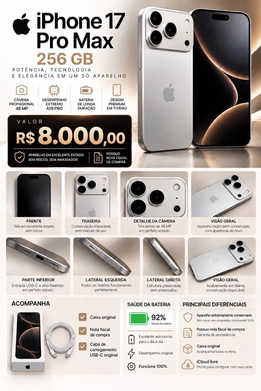 iPhone 17 pro Max 