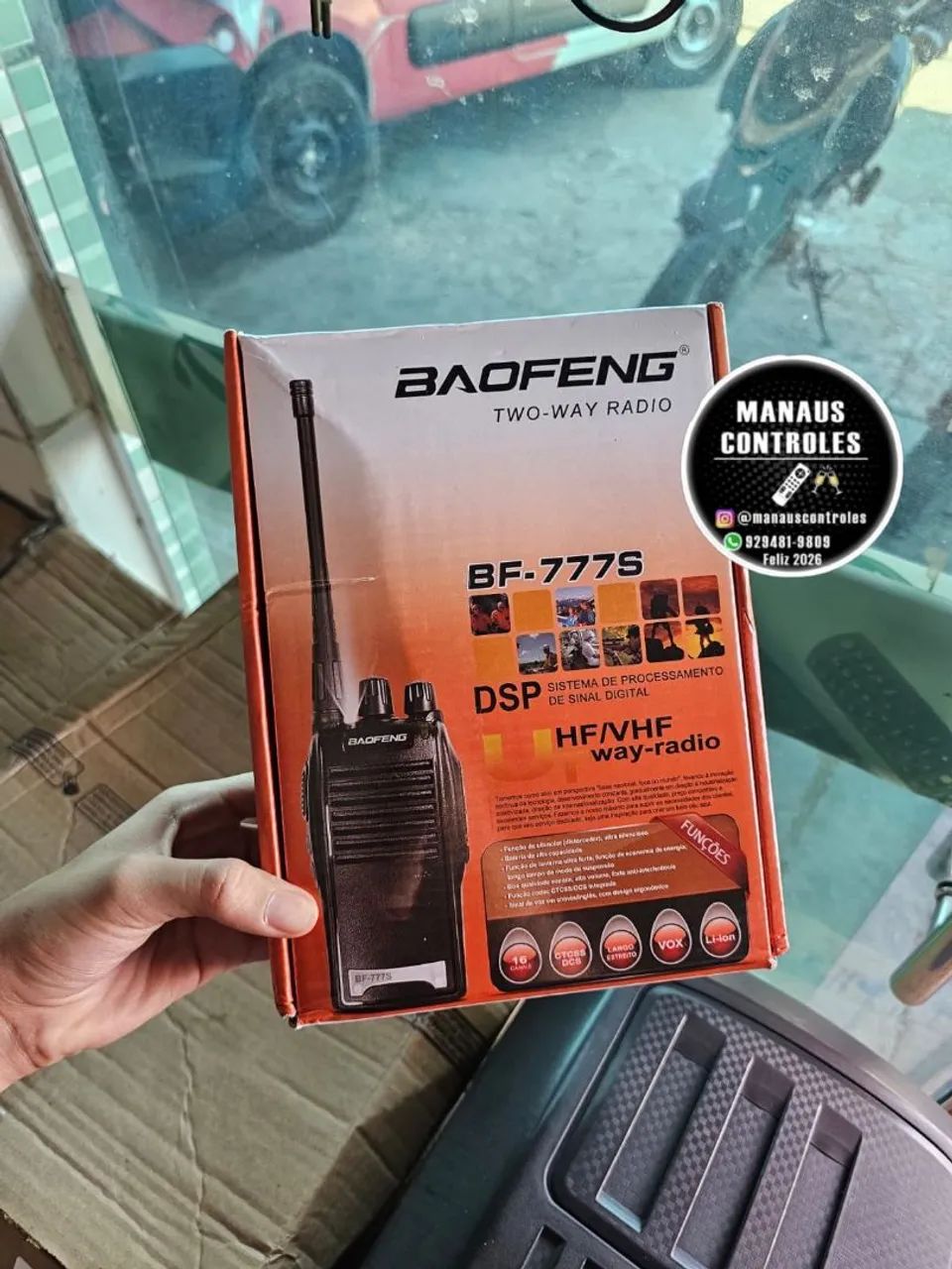 Rádio comunicador Baofeng original 