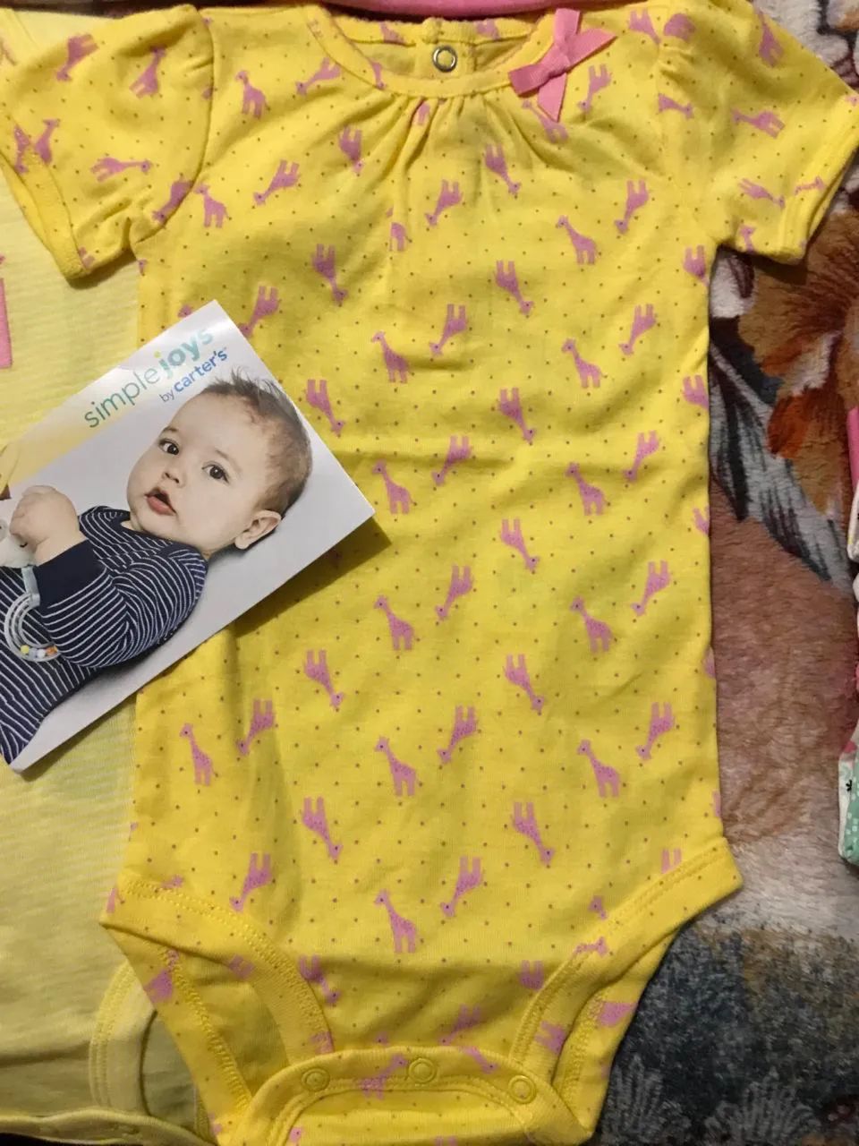 5 bodies Carters menina Tam 12m - Foto 2