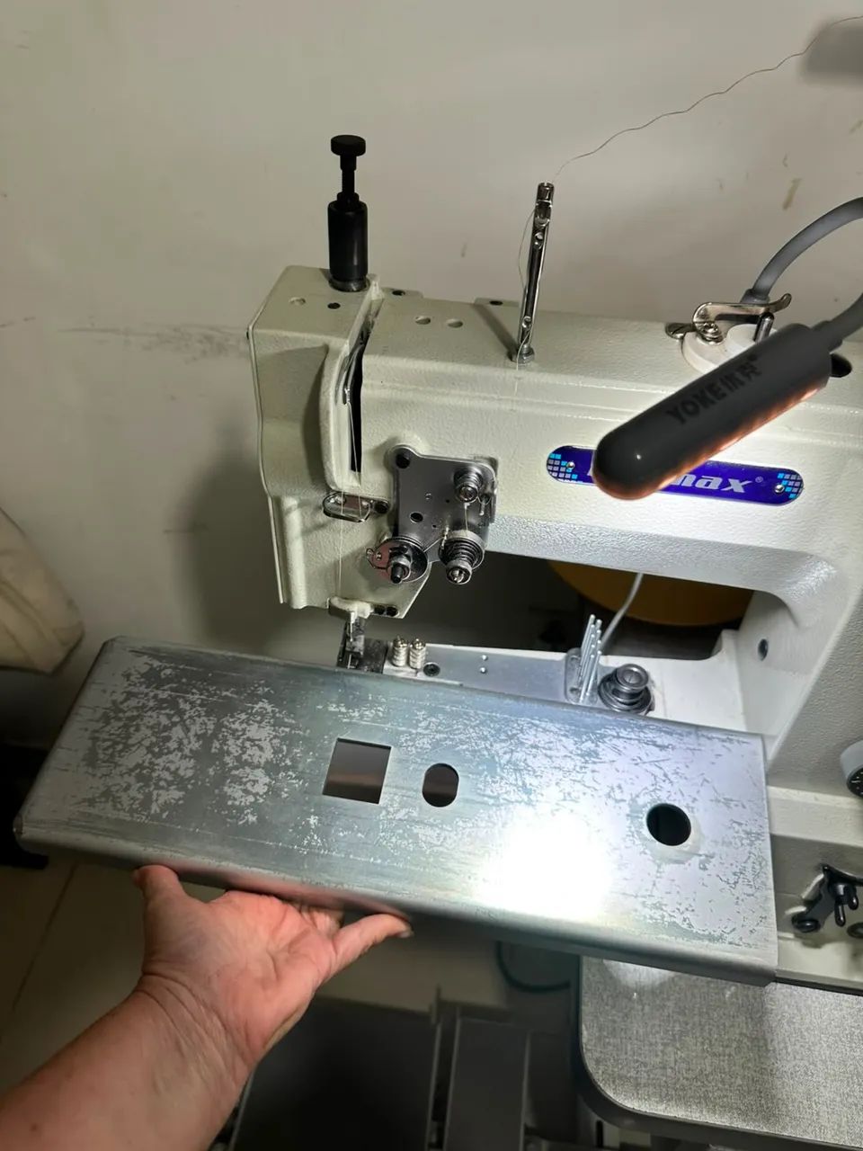 Máquina de Braço Transporte Triplo + Mesa Extensora ? Praticamente Nova - Foto 2