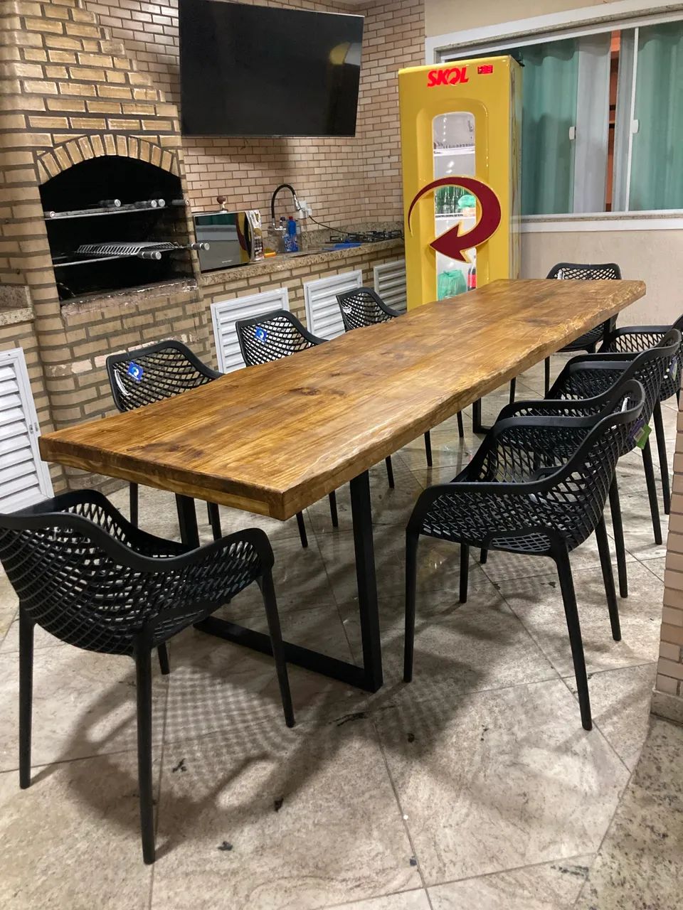 Mesa rústica 