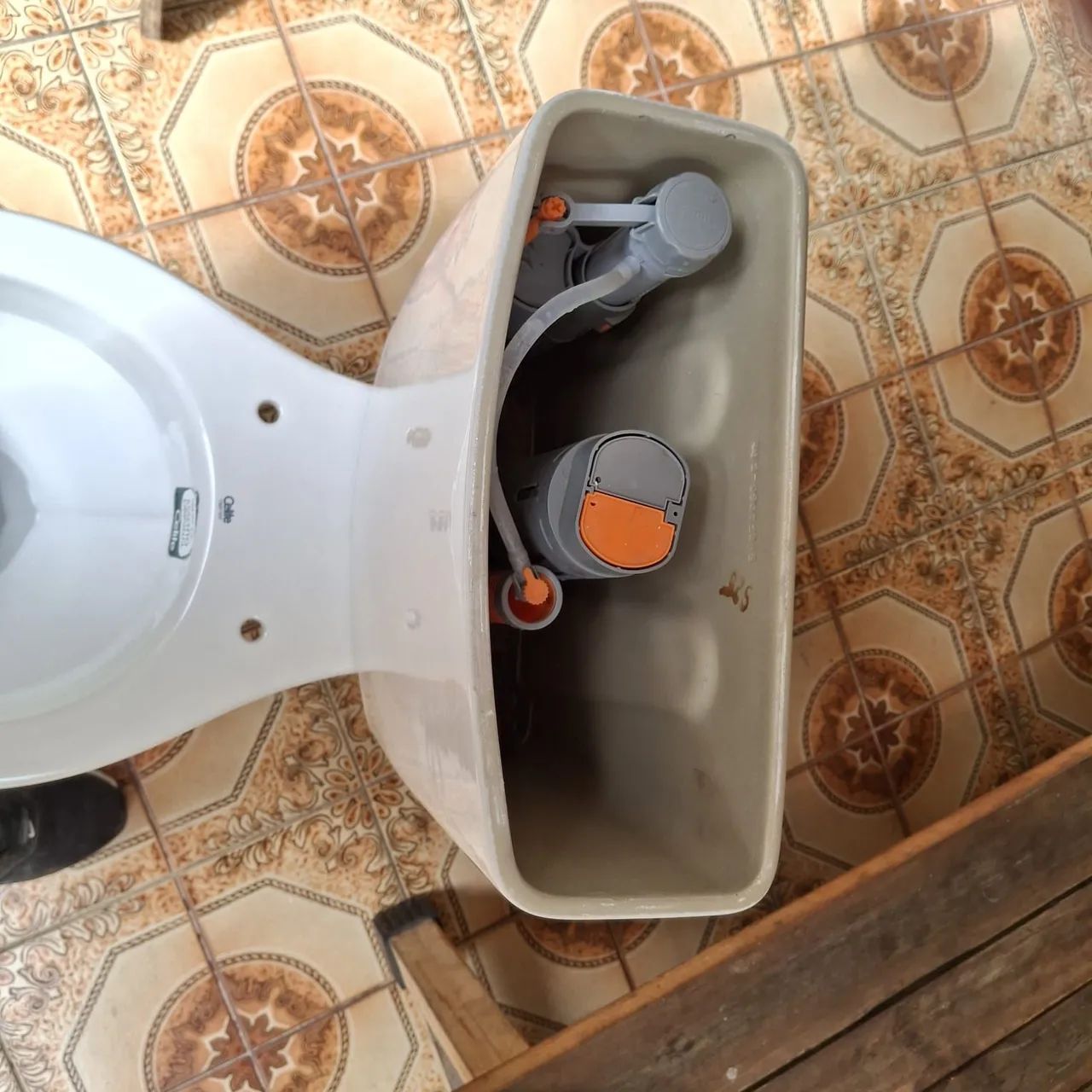 Kit Vaso Sanitário com Caixa Acoplada, com kit descarga (semi novo) - Foto 5