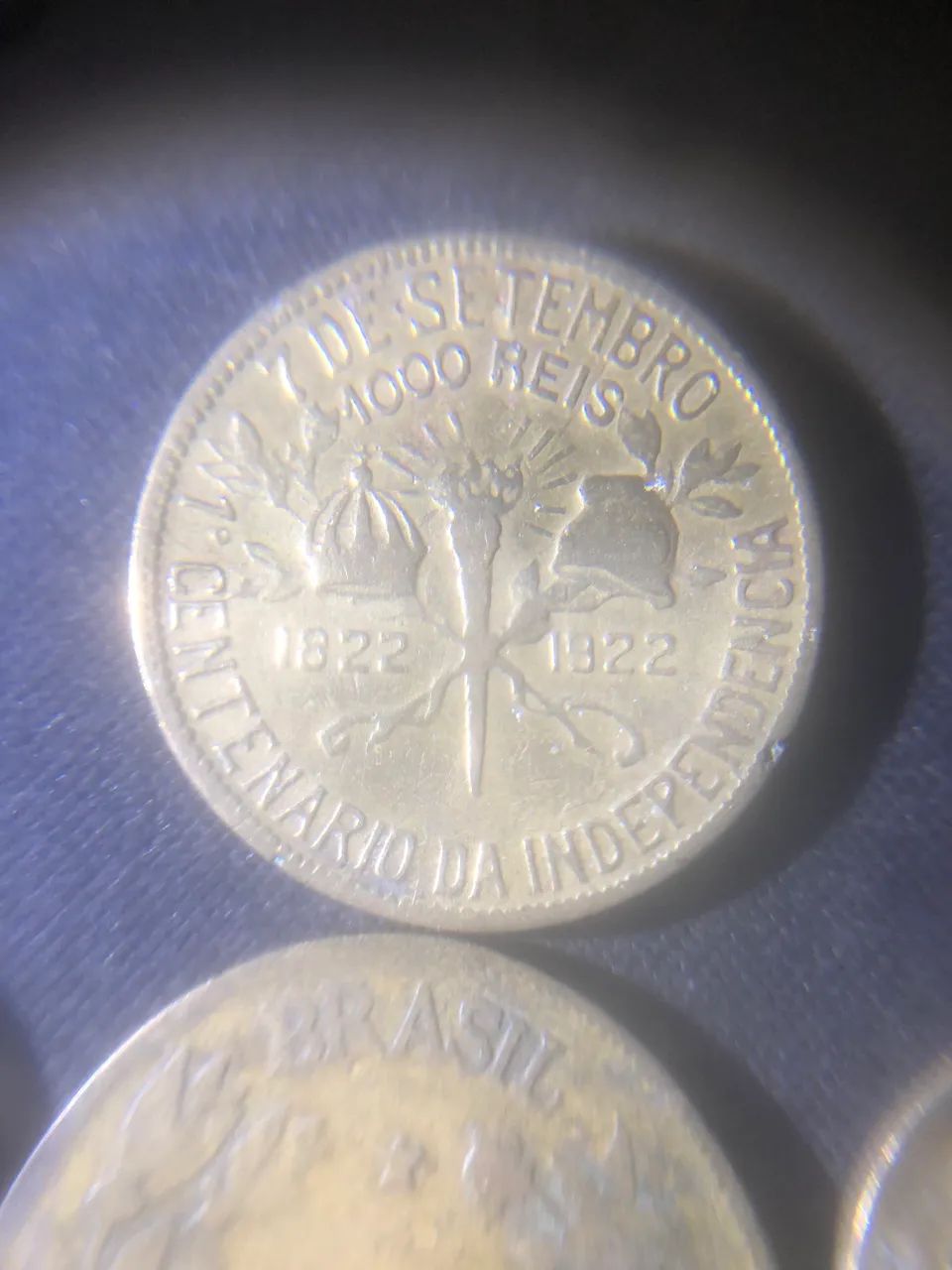 Kit moedas de 1000 reis 1921-1927