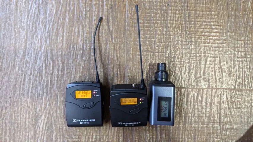 Microfone lapela Sennheiser ew100-G3 2 transmissores+1 receptor - Foto 2
