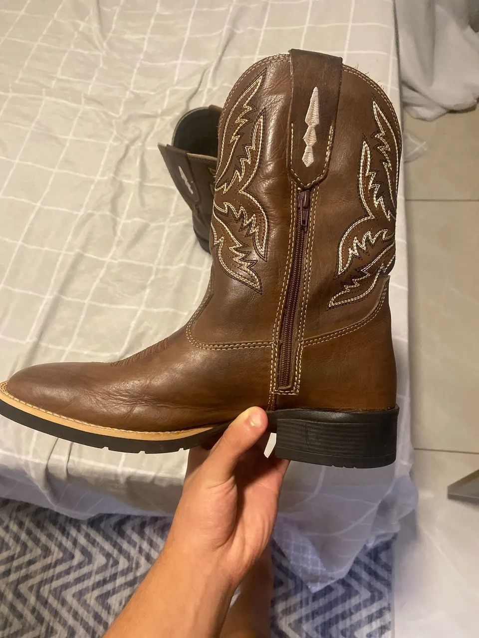Bota Texana de Couro Bovino  - Foto 3