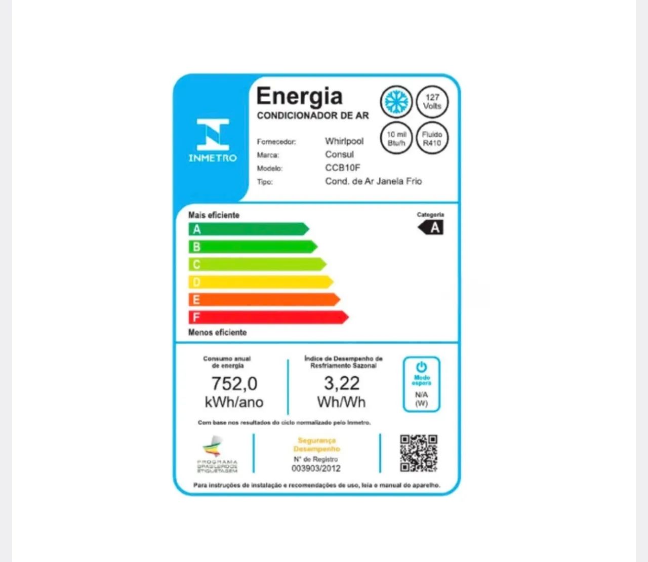 Ar condicionado cônsul 7500 btus inverter - Foto 3
