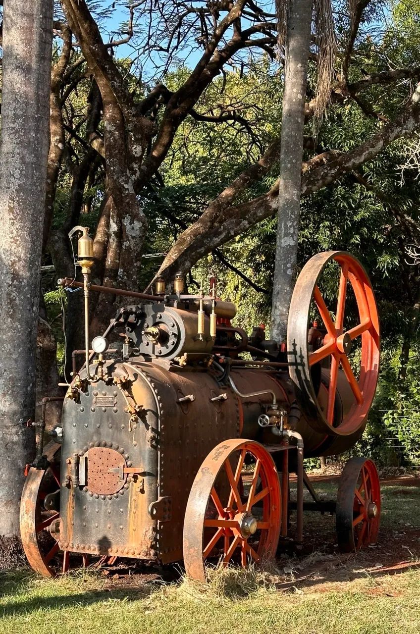 À VENDA - Rara Locomóvel à vapor TH. FLOETHER 1911 - Foto 3