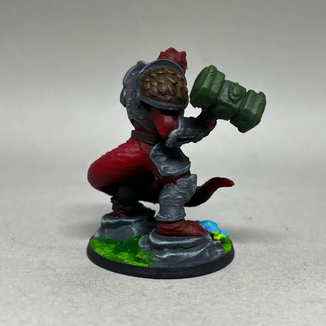 Miniatura Guerreiro Dragão RPG Board Game Impressão 3D - Foto 3