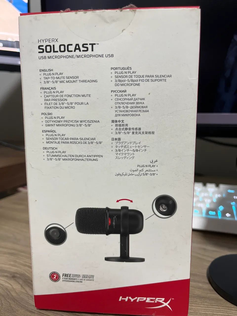 Microfone HyperX SoloCast - Foto 4