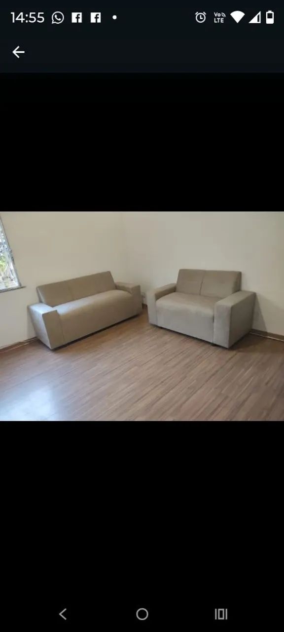 Lindo SOFÁ 2 E 3 LUGARES R$ 690 e vc só paga na entrega - Foto 3