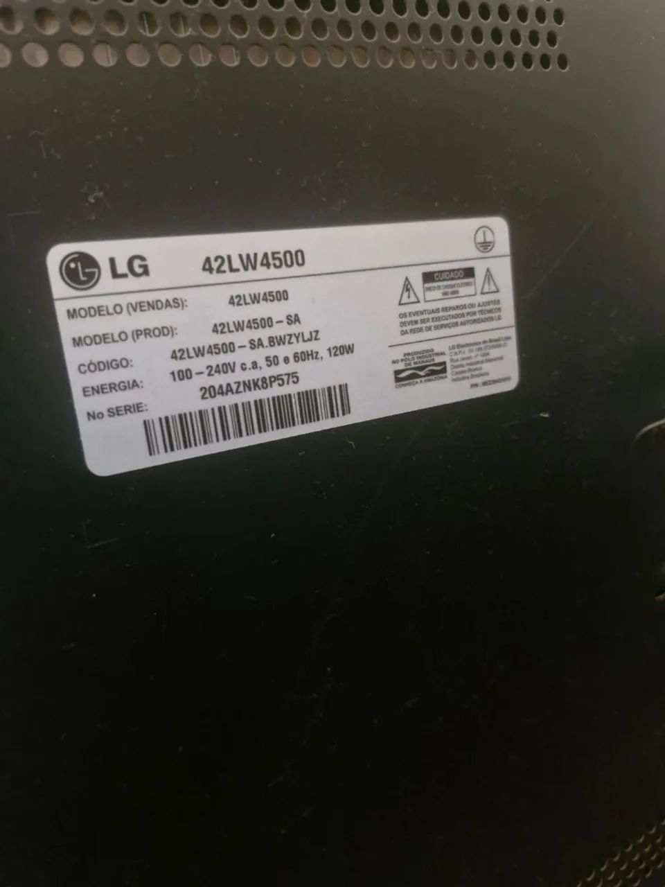 TV LG 42" LED Full HD - Em Bom Estado - Foto 4