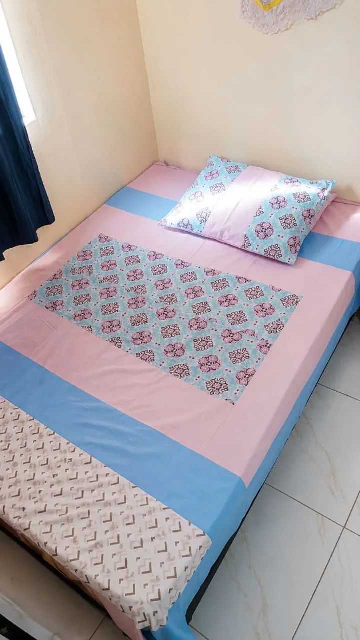 Lençol casal com fronhas 