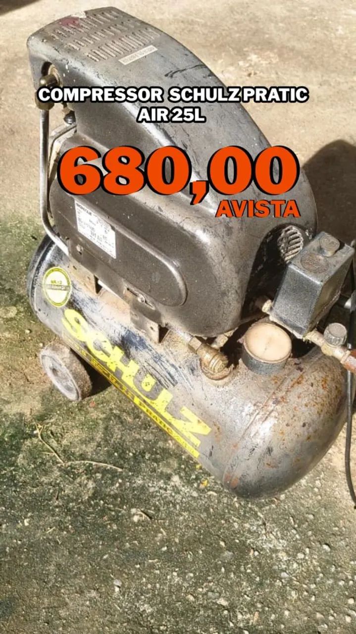 Compressor Schulz 2HP 25L - Foto 3