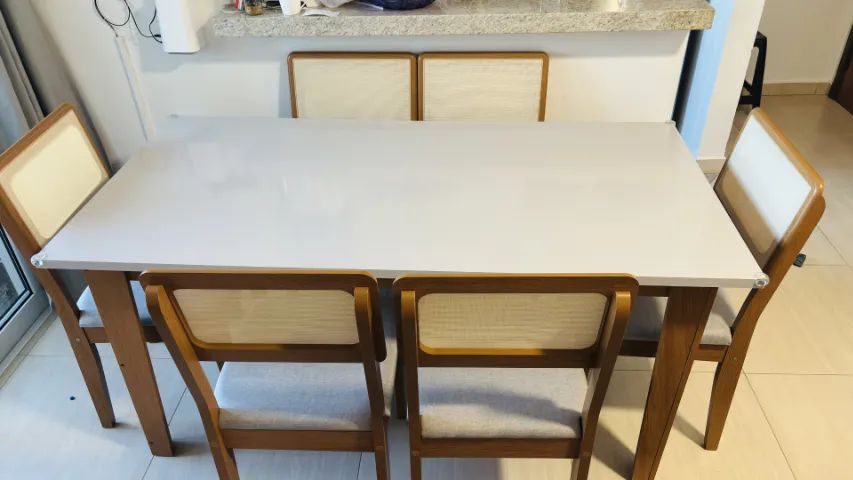 Mesa Jantar 6 Cadeiras Nova
