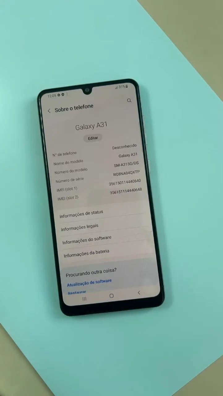 Smartphone Samsung Galaxy A31  - Foto 5