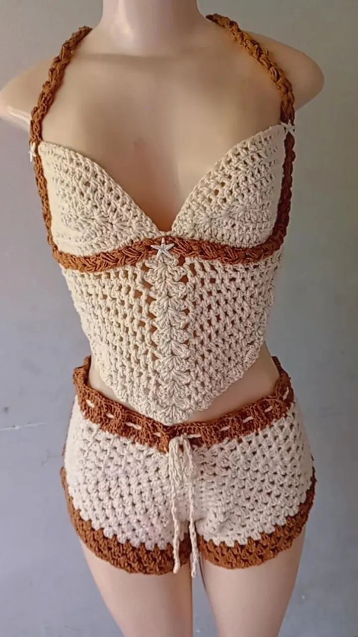 Roupas em crochê  - Foto 4
