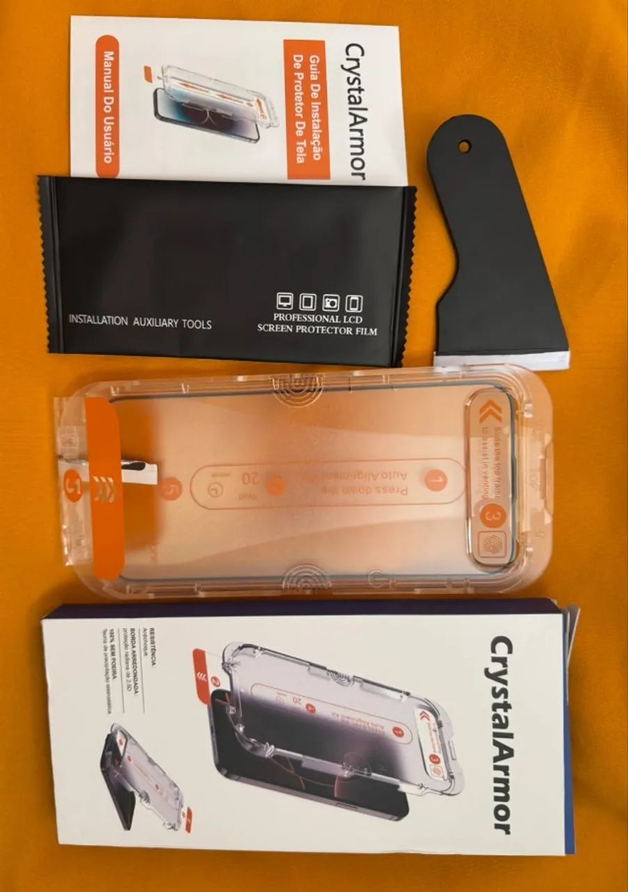Película de Vidro CrystalArmor com Aplicador Automático Inteligente - Foto 4