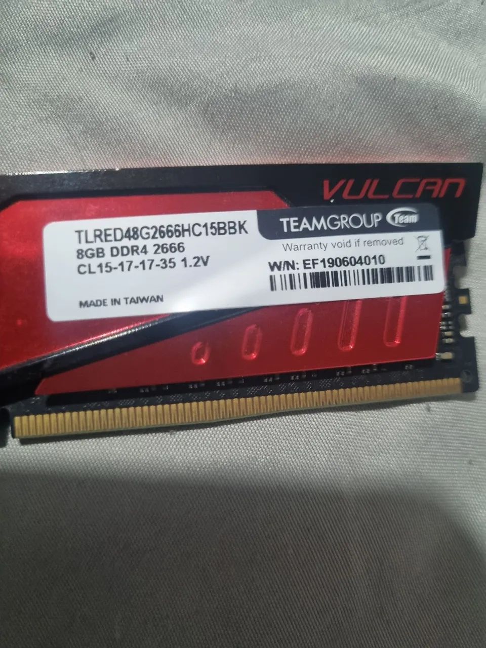 Memória ram 2x8gb 2666mhz  - Foto 2
