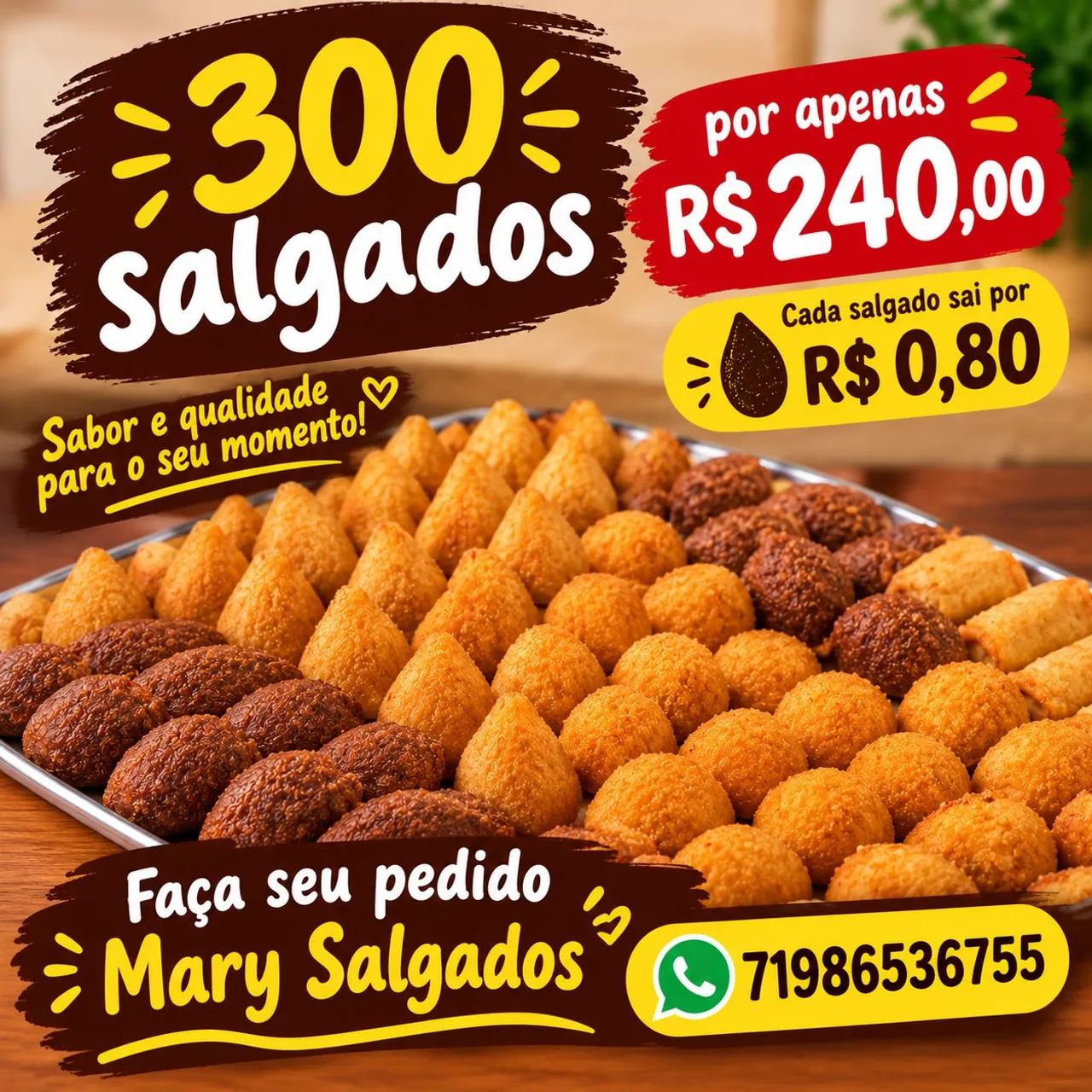 salgados doces maçã do amor e muito mais - Foto 3