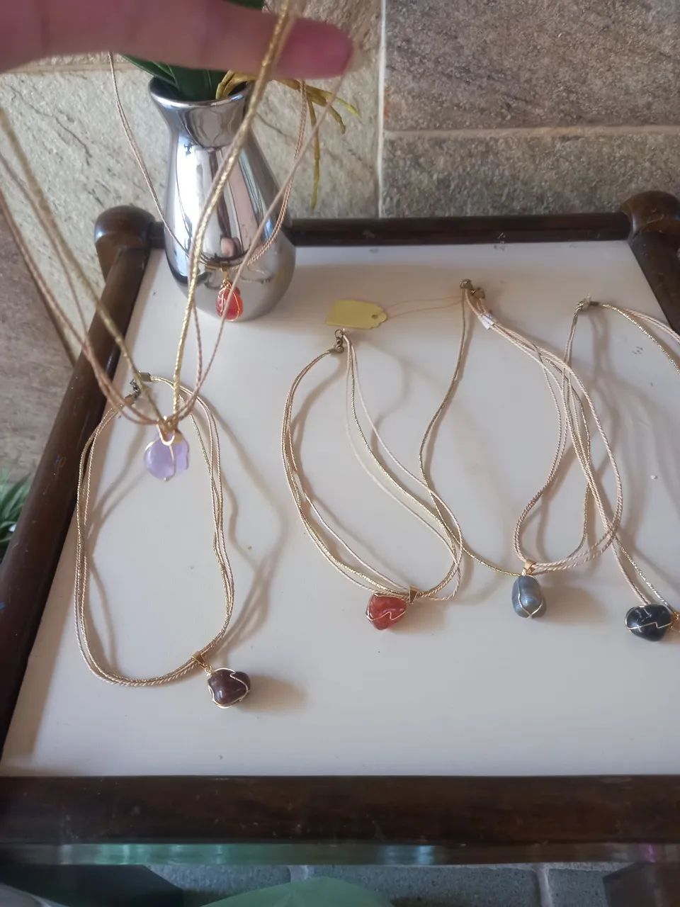 Colar pedra natural - Foto 2