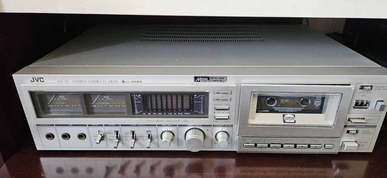 Tape Deck JVC KD-A7  ( substituiu o KD-85 / nosso Gradiente CD-1 ) - Foto 4