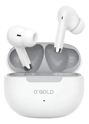 Fone Sem Fio Agold Fn-br50 Bluetooth Android Samsung Iphone Branco - Foto 2