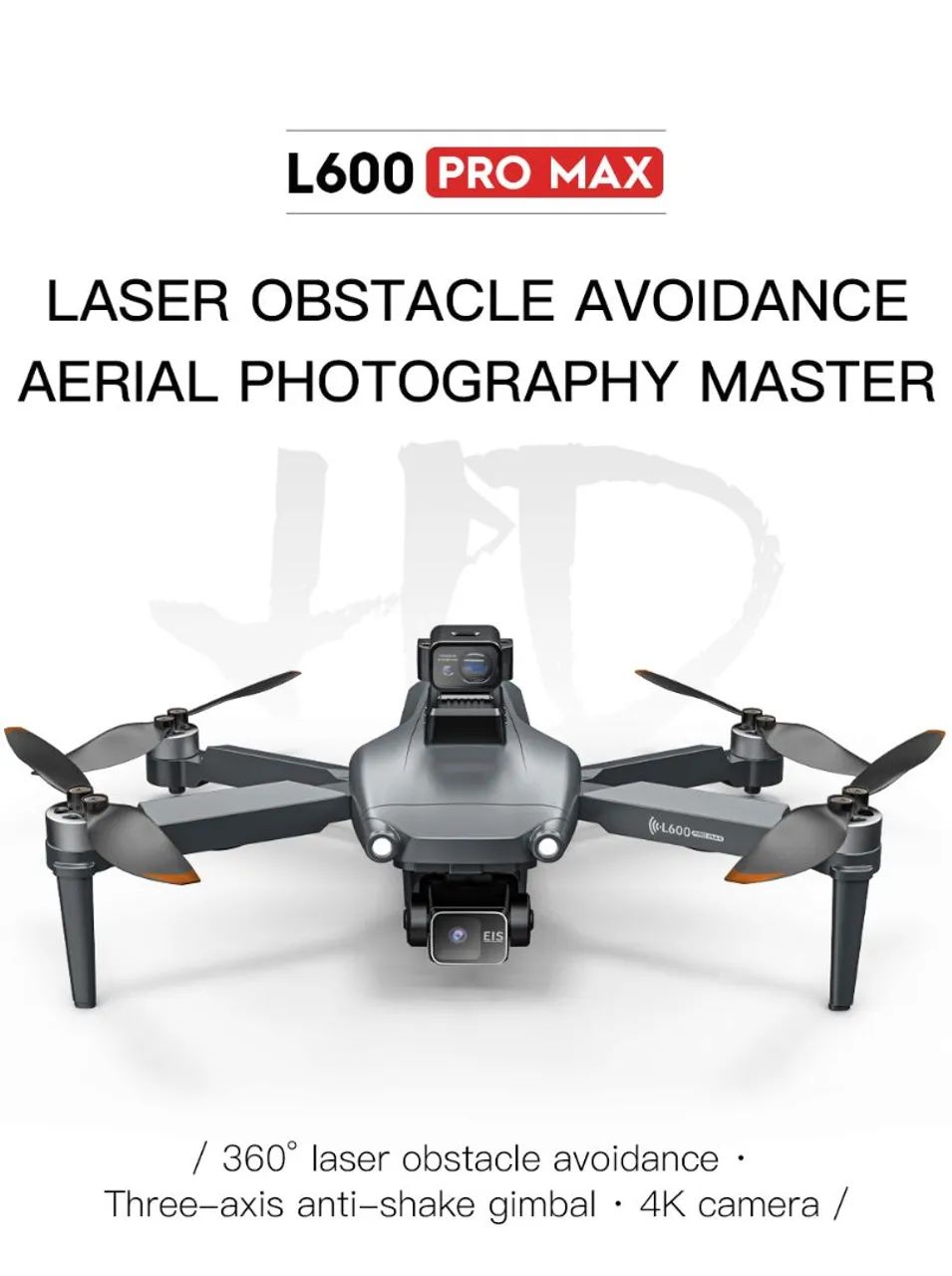 Drone L600 Pro OAS GPS - Câmera Dupla 4K e Sensor de Obstáculo Laser Lyzrc - Lacrado! - Foto 4