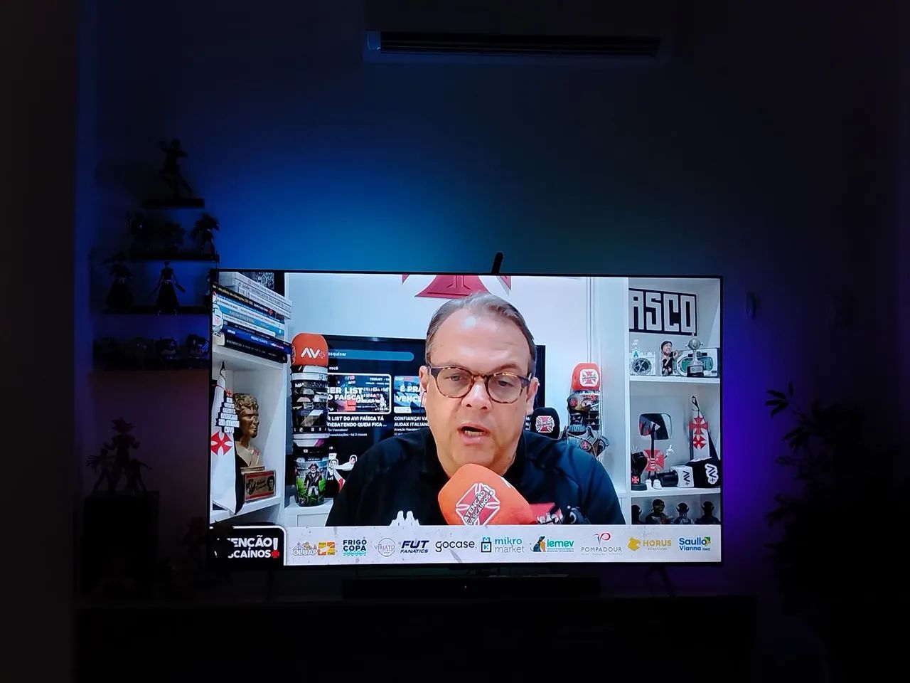 Tv smart 75" tcl 4k Ultra, com sistema Ambilight já instalado, 3.150 p sair hoje !!!  - Foto 2