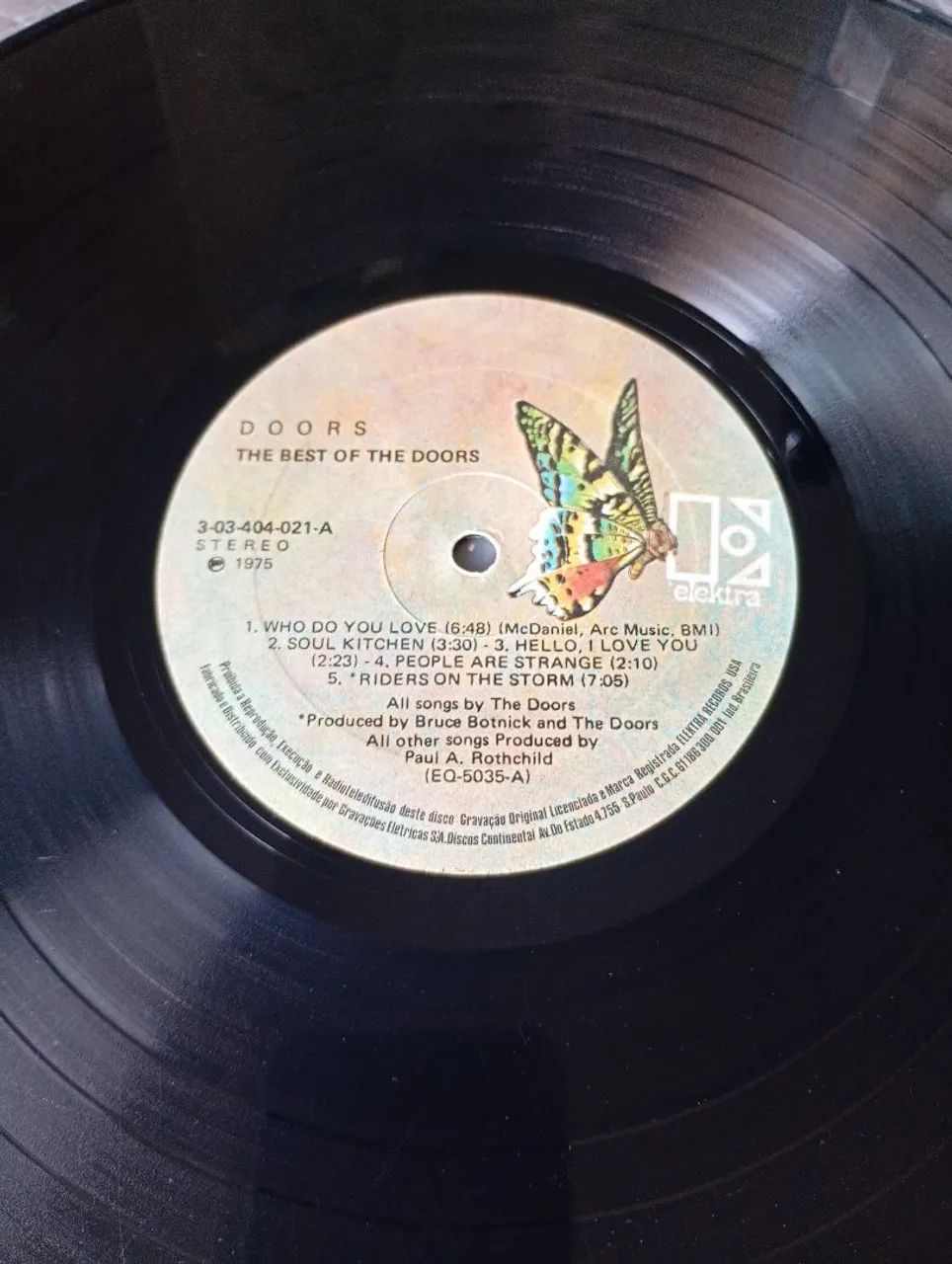 LP The Best Of THE DOORS 1975 VG- - Foto 4