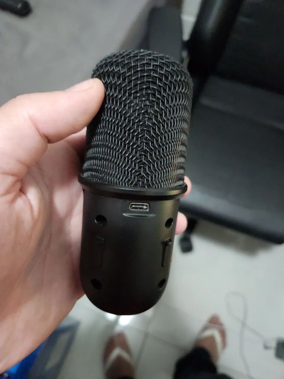 Microfone Solocast Condensador Cardioide Preto - Foto 3