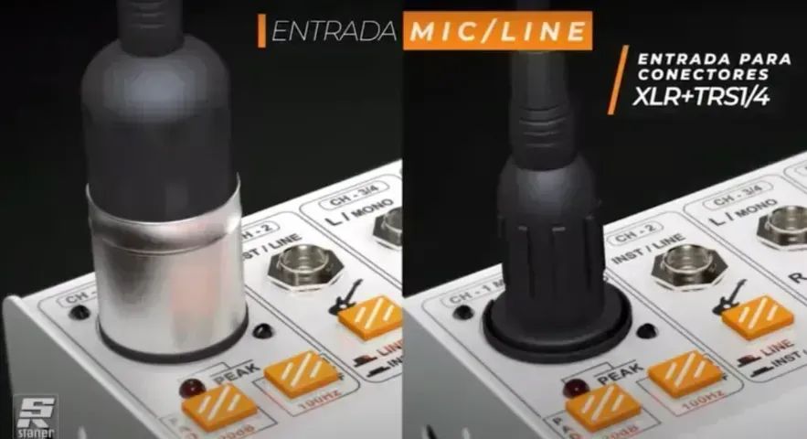 Mesa De Som Staner Mx0402i Interface De Áudio Usb - Foto 3