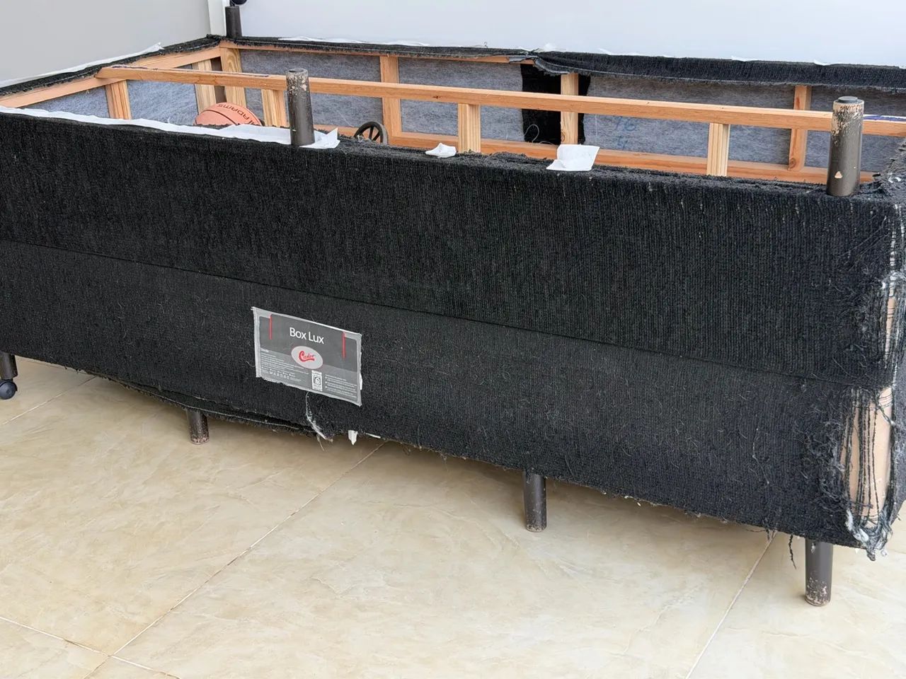 (Doação) Cama box castor tamanho king - Foto 2