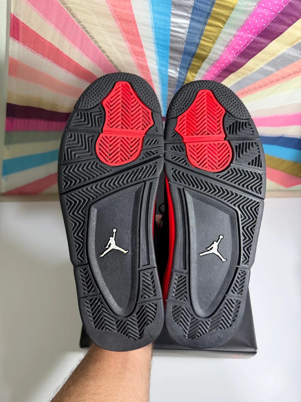 Nike Air Jordan 4 Red Thunder - Foto 4