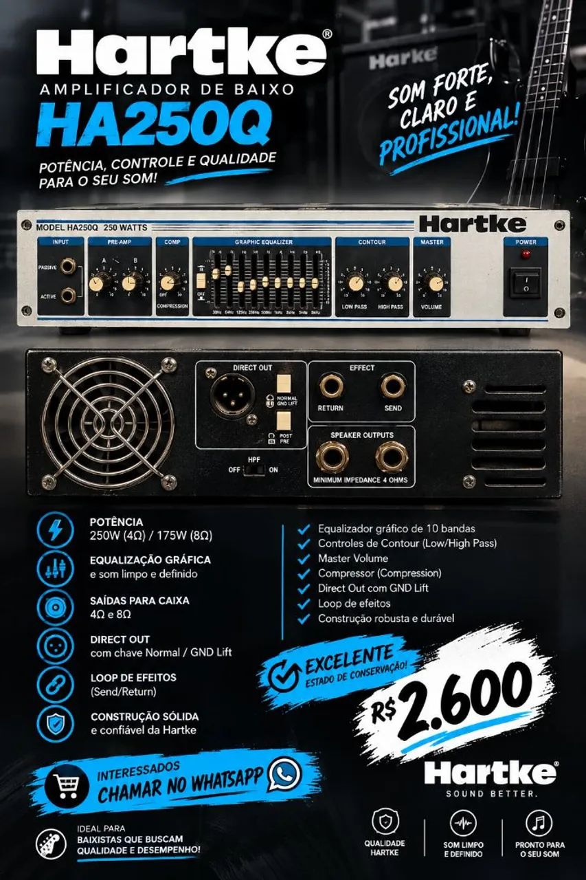 Cabeçote hartke 