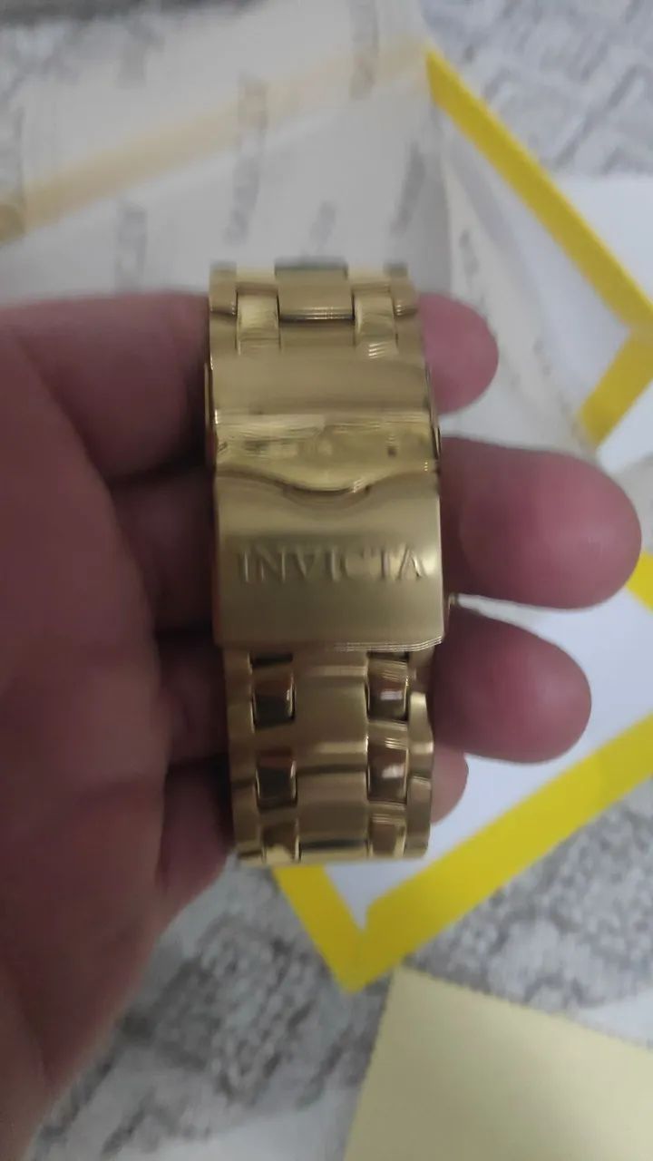 Relógio Invicta ProDrive Fundo dourado novo  - Foto 2