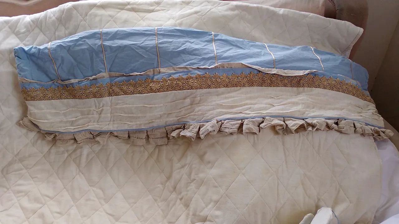 Kit berço bordado príncipe - Foto 2