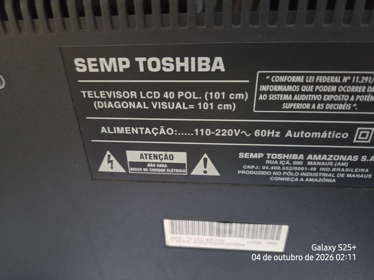 TV DE 42 POLEGADAS  TIRA PEÇAS  - Foto 5